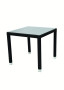 Garden rattan table NAPOLI 80x80 cm (black)