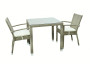 Garden rattan set NAPOLI I. 1+2 (grey-beige)