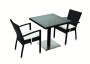 Garden rattan set GINA 1+2 (black)