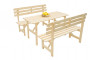 Massive wooden garden set made of pine 1+2 wood 22 mm