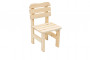 Solid wooden garden chair made of pine wood 32 mm