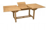 Rectangular garden table MONTANA 160/210 x 90 cm (teak)