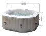 Mobile hot tub Belatrix LUXURY 125 (600 l)