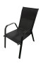 Garden chair GLORIA (black)