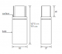 BIO free-standing fireplace Radius design cologne (HIGH FLAME 555F)