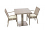 Garden rattan set GINA 1+2 (grey-beige)