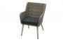 Rattan garden chair VICTORIA (grey)