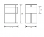 Table RADIUS DESIGN (X-CENTRIC TABLE grün 530D) green