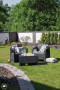 Garden rattan set CORFU WEEKEND anthracite