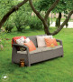 Garden rattan set THALIA cappuccino