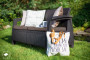 Garden rattan set THALIA brown