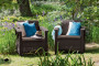 Garden rattan set CORFU MINI 1+4 brown