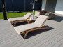 ELEGANCE teak garden deckchair