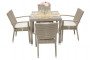 Garden rattan set NAPOLI I. 1+4 (grey-beige)