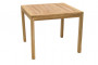 Fixed garden table FLORA 90x90 cm (teak)