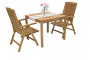 Teak garden set LAGUNA QUATRO 1+2