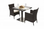 Garden rattan set GINA II. 1+2 (brown)