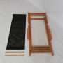 Garden teak deckchair BEACH