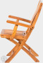 Garden teak folding chair DORIS