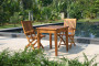 Teak garden set DANTE/DORIS 1+2