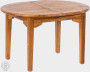 Garden teak table oval ELEGANTE (various lengths)