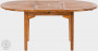 Teak garden table ELEGANTE 130/180x120 cm