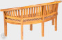 Teak garden bench FABIO 165 cm