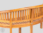 Teak garden bench FABIO 165 cm