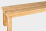 Garden teak bench FLOSS RECYCLE (various lengths)