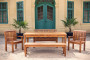 Teak garden bench GIOVANNI 158 cm