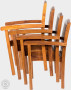 Garden teak armchair PARIS