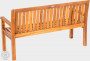 Garden teak bench PIETRO 150 cm