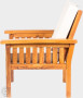 Garden teak chair ROSALINE