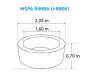 Whirlpool pool MSPA Rimba U-RB061 (930 l)