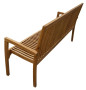 Fixed garden bench RIVIERA 180 cm (teak)