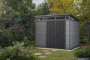 Garden house area 279 x 218 cm (grey - anthracite)