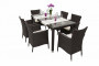 Garden rattan set MODENA II. 1+6 (brown)