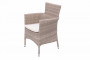 Garden rattan set GINA II. 1+2 (grey-beige)