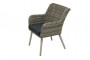 Rattan garden chair VICTORIA (grey)