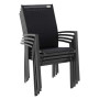 Fixed aluminum armchair EXPERT (anthracite)