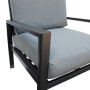 Aluminum armchair MORISS