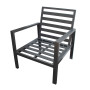 Aluminum armchair MORISS