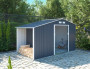 Garden house area 342 x 191 cm (grey)