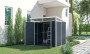 Garden house area 238 x 191 cm (anthracite)