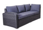 Rattan set NAOMI anthracite (FREE cushions)