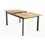 Folding aluminum table CONCEPT 150/210x90 cm (teak)