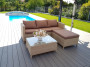 Rattan variable set SAN MARINO 4