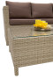 Rattan variable set SAN MARINO 4