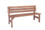 Solid pine bench, stained wood 30 mm (various lengths)