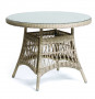 Artificial rattan garden table OXFORD ⌀100 cm